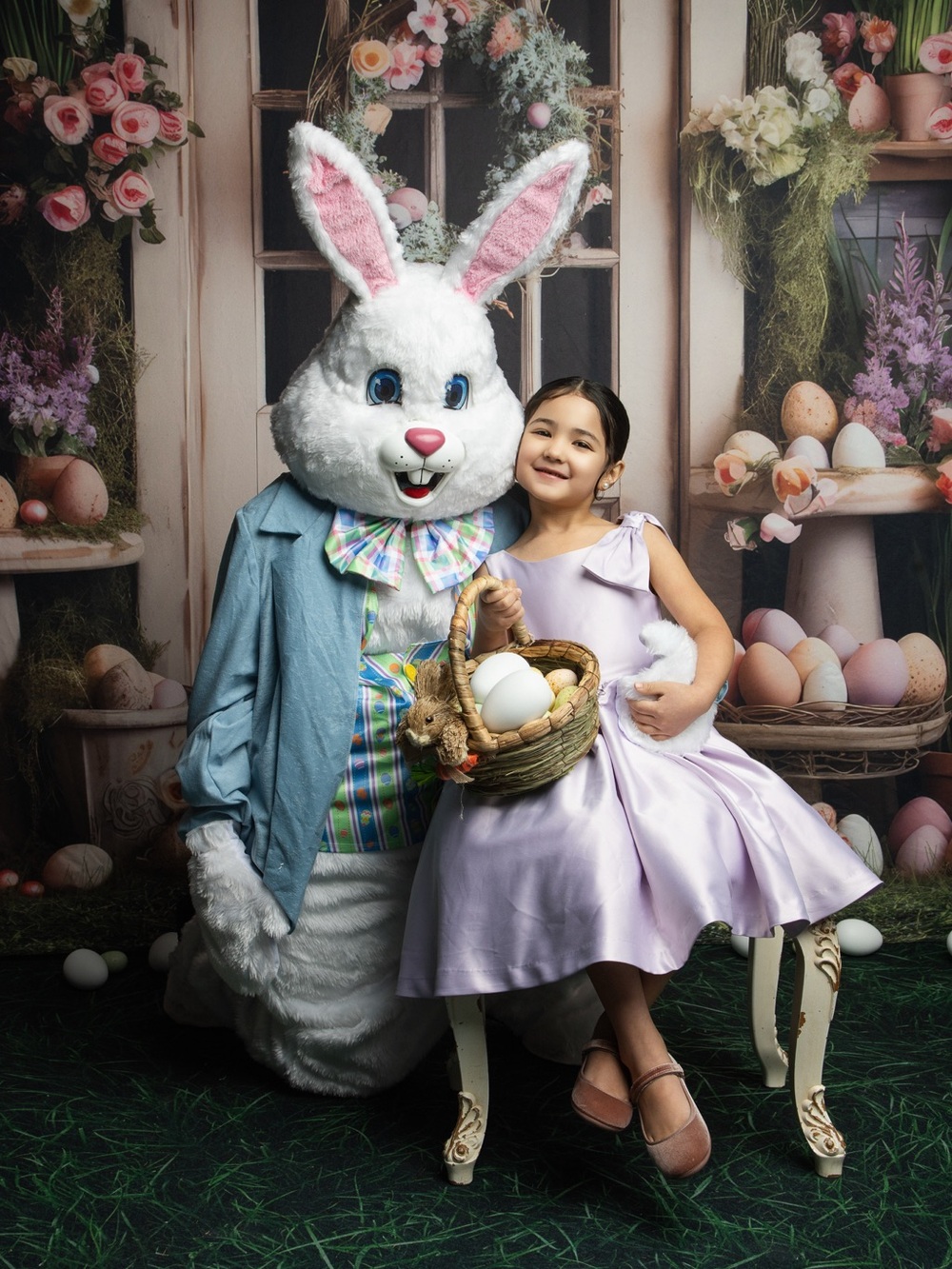 Janie and Jack Lilac Bow-Shoulder Party Dress